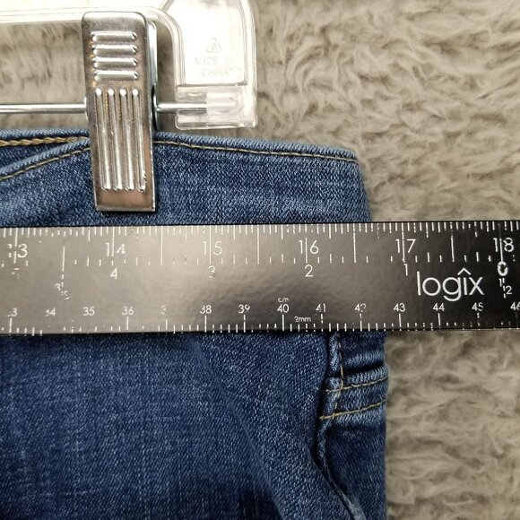 Levis Jeans Womens 32 Blue 311 Shaping Skinny Stretch Distressed Denim *Read* - Picture 6 of 14